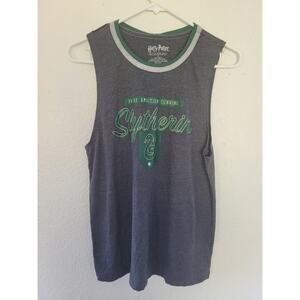 Harry Potter Women's Slytherin Gray Tank Top Small  #14‎